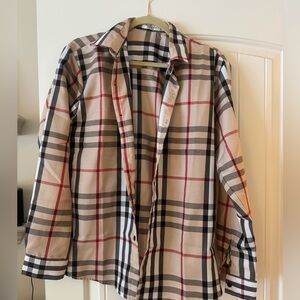 Classic Plaid Button Down Shirt